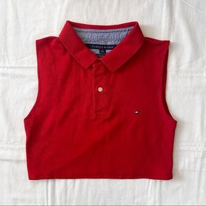 reworked tommy hilfiger polo